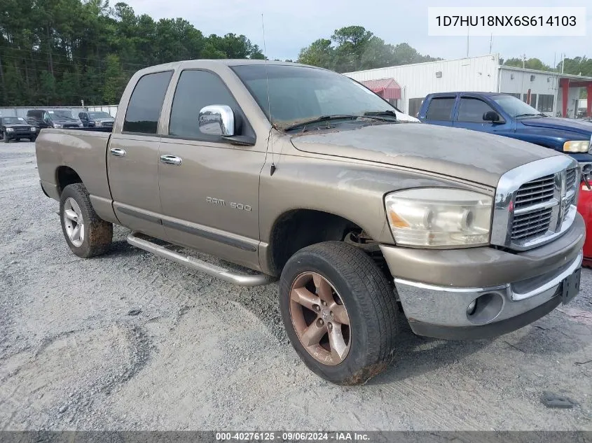 2006 Dodge Ram 1500 Slt VIN: 1D7HU18NX6S614103 Lot: 40276125