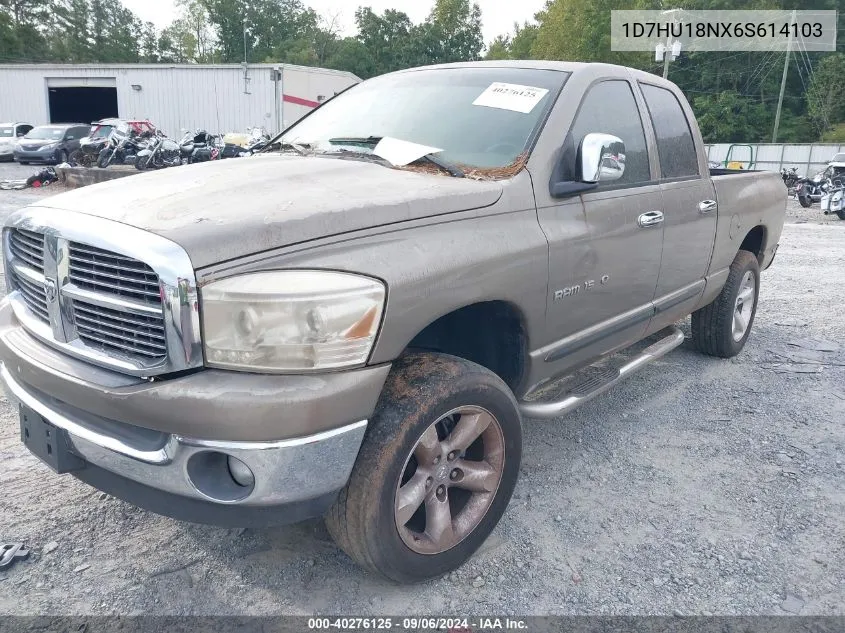 2006 Dodge Ram 1500 Slt VIN: 1D7HU18NX6S614103 Lot: 40276125