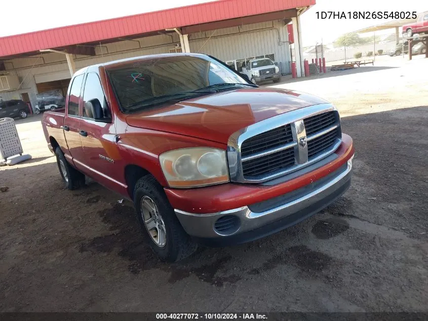 2006 Dodge Ram 1500 Slt VIN: 1D7HA18N26S548025 Lot: 40277072