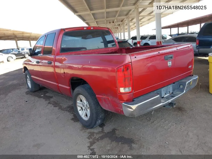 2006 Dodge Ram 1500 Slt VIN: 1D7HA18N26S548025 Lot: 40277072