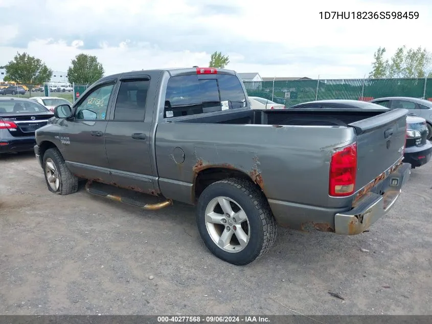 2006 Dodge Ram 1500 Slt VIN: 1D7HU18236S598459 Lot: 40277568