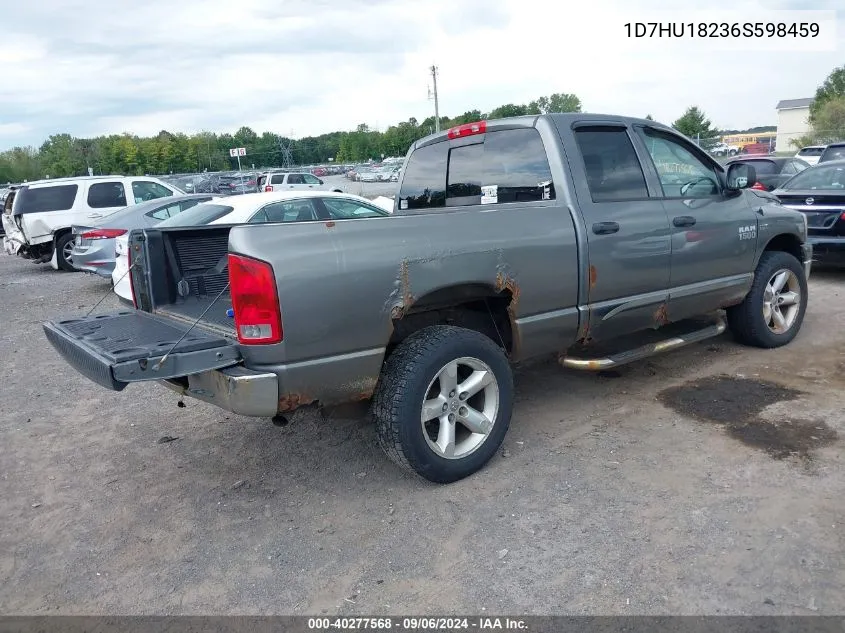 2006 Dodge Ram 1500 Slt VIN: 1D7HU18236S598459 Lot: 40277568