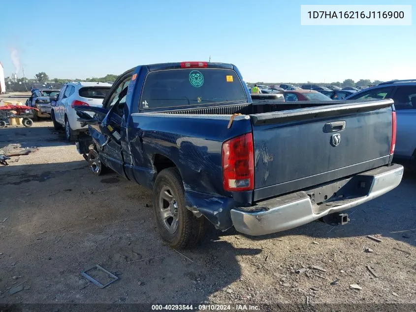 2006 Dodge Ram 1500 St VIN: 1D7HA16216J116900 Lot: 40293544