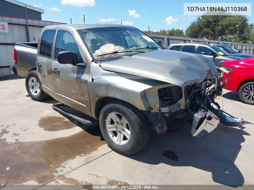 2006 Dodge Ram 1500 St/Slt VIN: 1D7HA18N46J110368 Lot: 40313491