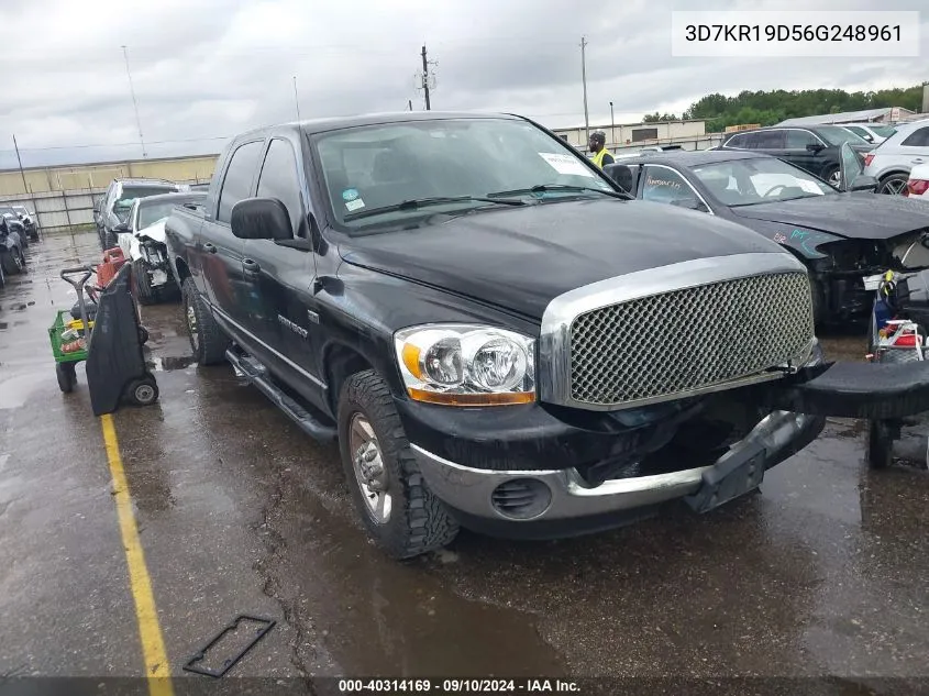 2006 Dodge Ram 1500 VIN: 3D7KR19D56G248961 Lot: 40314169