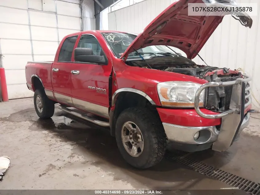 2006 Dodge Ram 2500 Slt/Trx4 Off Road/Sport/Power Wagon VIN: 1D7KS28CX6J135878 Lot: 40314698