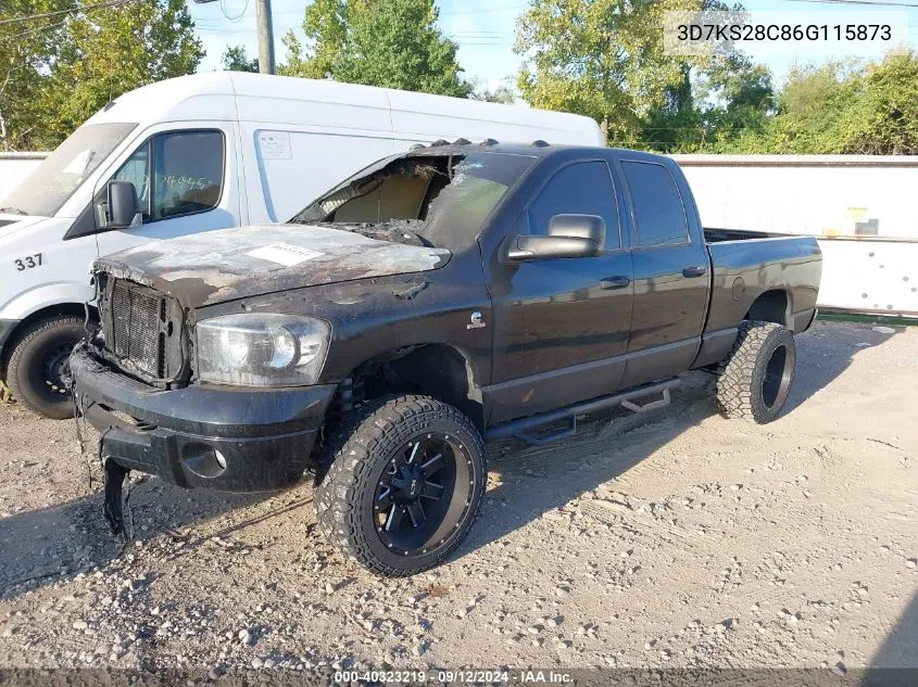 3D7KS28C86G115873 2006 Dodge Ram 2500 St/Slt/Laramie