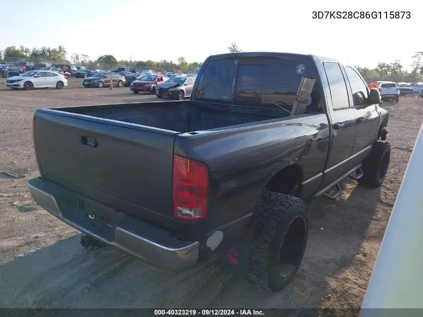 3D7KS28C86G115873 2006 Dodge Ram 2500 St/Slt/Laramie