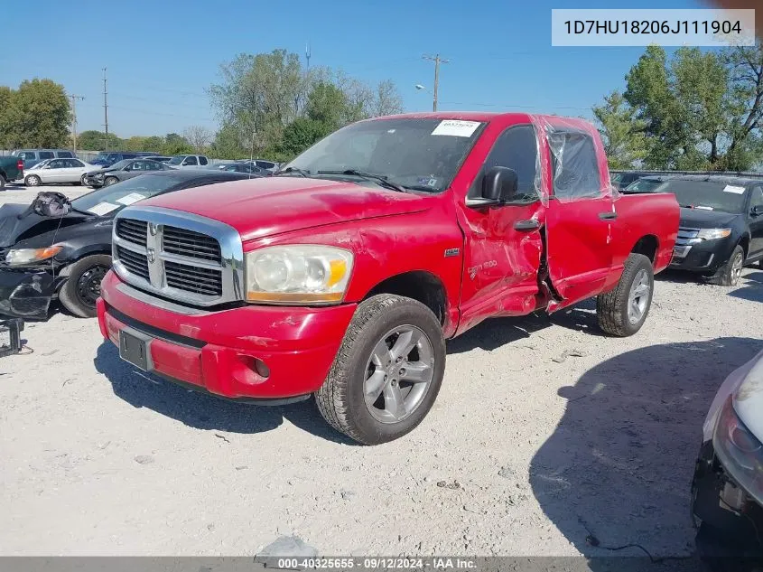 2006 Dodge Ram 1500 St/Slt VIN: 1D7HU18206J111904 Lot: 40325655