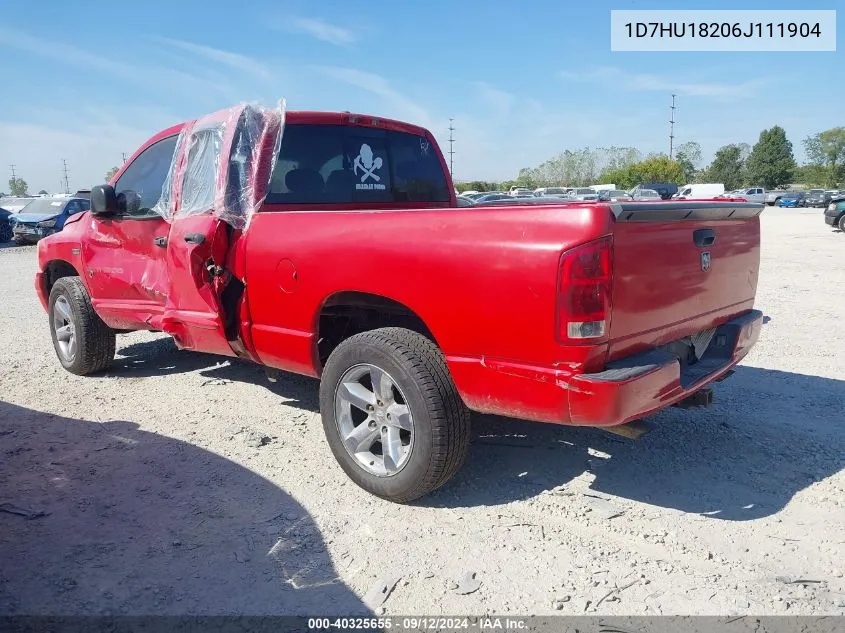 2006 Dodge Ram 1500 St/Slt VIN: 1D7HU18206J111904 Lot: 40325655