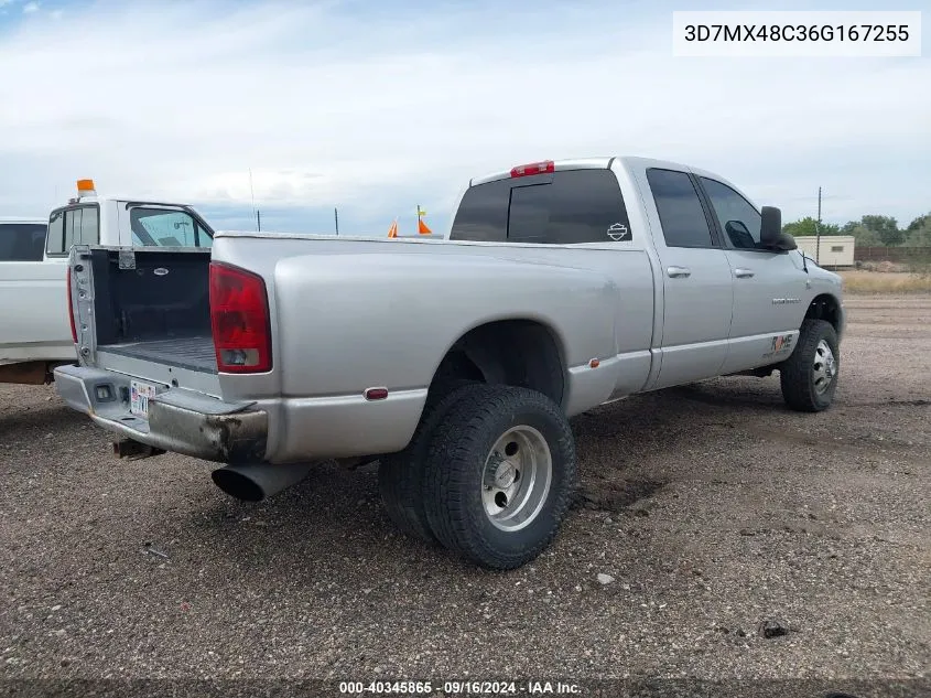 2006 Dodge Ram 3500 Slt/Sport VIN: 3D7MX48C36G167255 Lot: 40345865