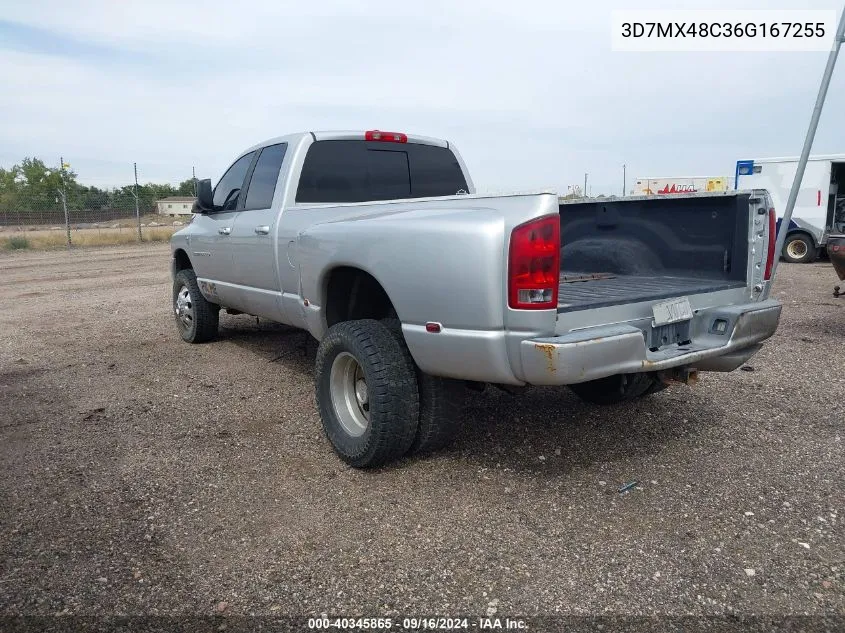 2006 Dodge Ram 3500 Slt/Sport VIN: 3D7MX48C36G167255 Lot: 40345865