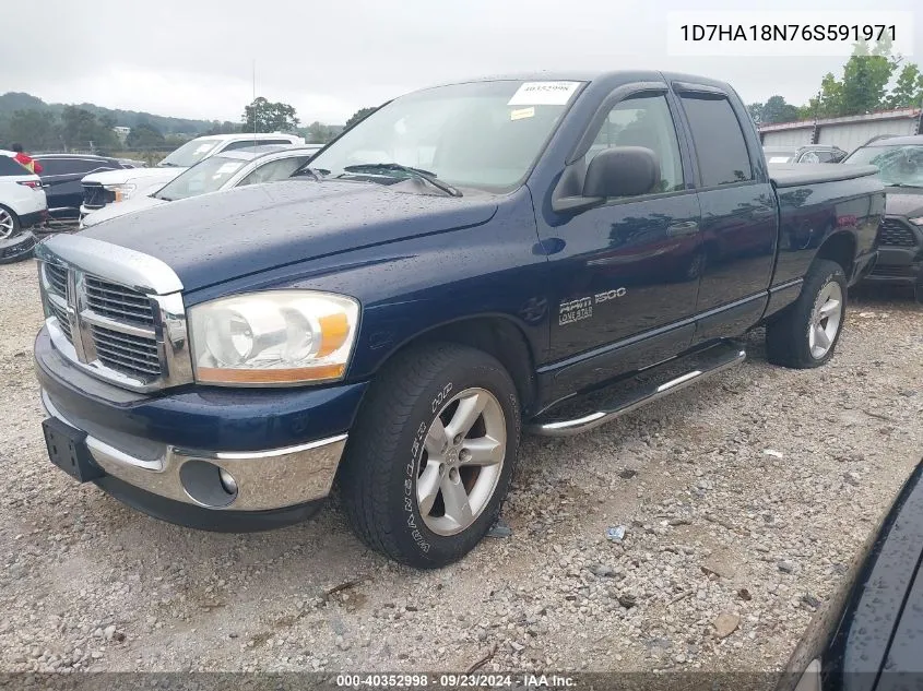 2006 Dodge Ram 1500 Slt VIN: 1D7HA18N76S591971 Lot: 40352998