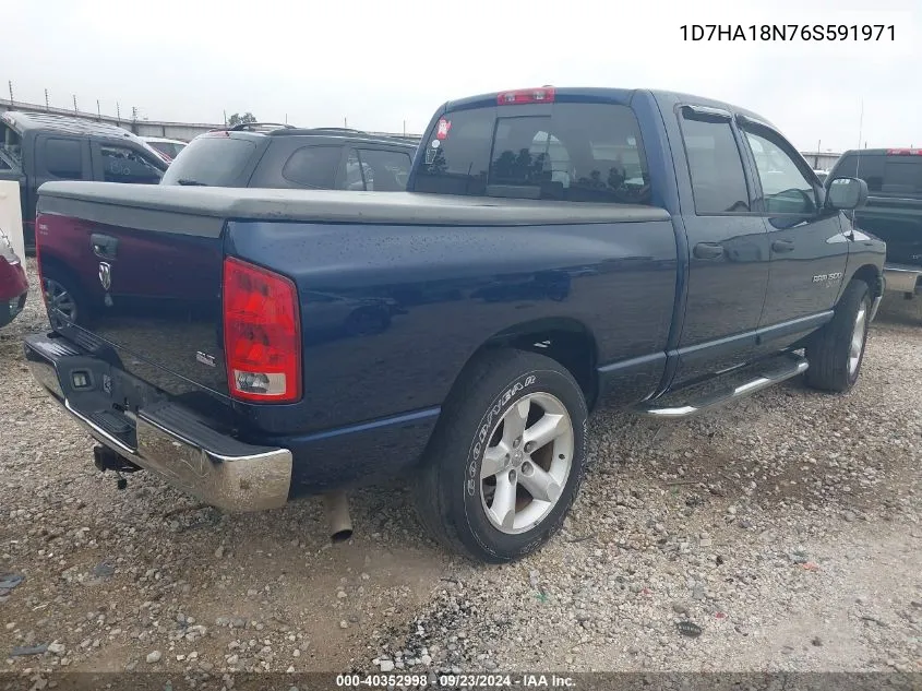 2006 Dodge Ram 1500 Slt VIN: 1D7HA18N76S591971 Lot: 40352998