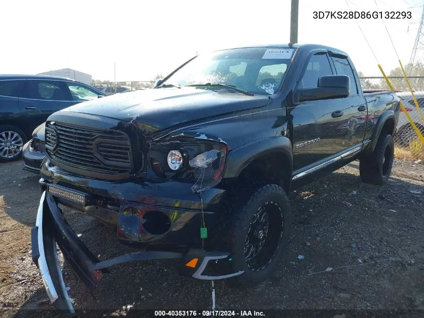 3D7KS28D86G132293 2006 Dodge Ram 2500 Laramie