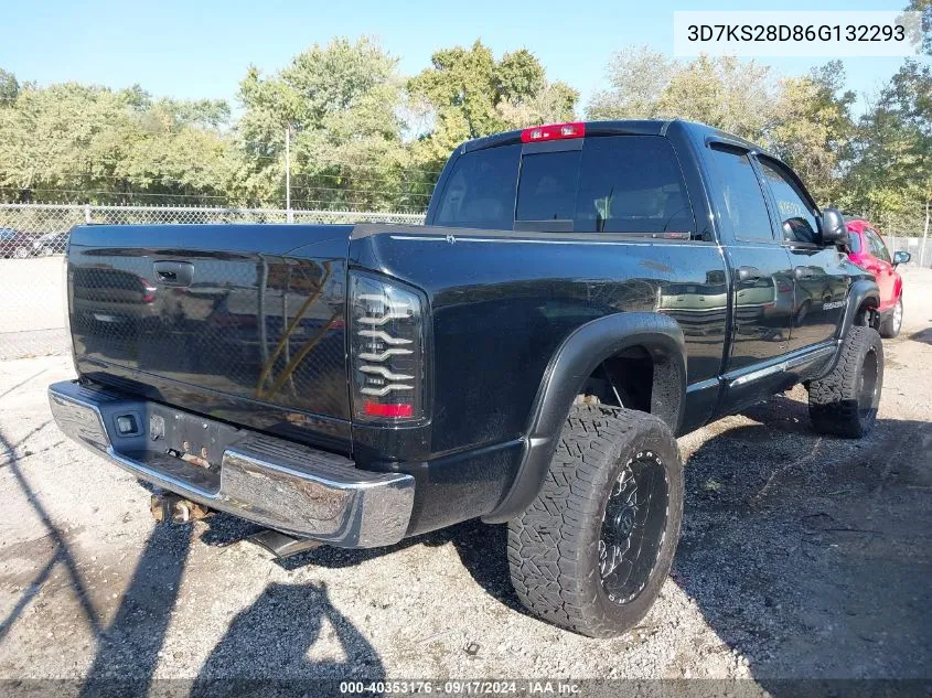 2006 Dodge Ram 2500 Laramie VIN: 3D7KS28D86G132293 Lot: 40353176