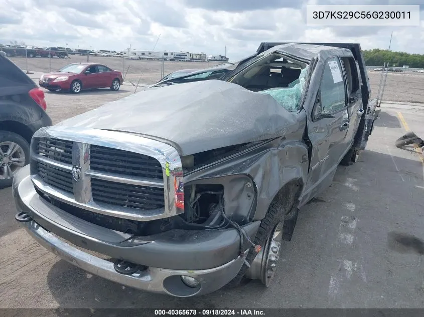 2006 Dodge Ram 2500 Slt VIN: 3D7KS29C56G230011 Lot: 40365678