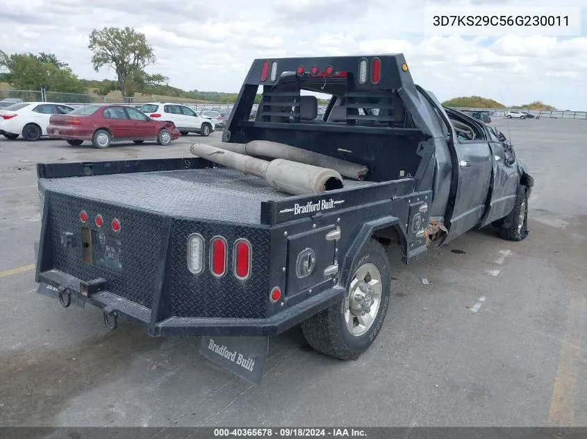 2006 Dodge Ram 2500 Slt VIN: 3D7KS29C56G230011 Lot: 40365678