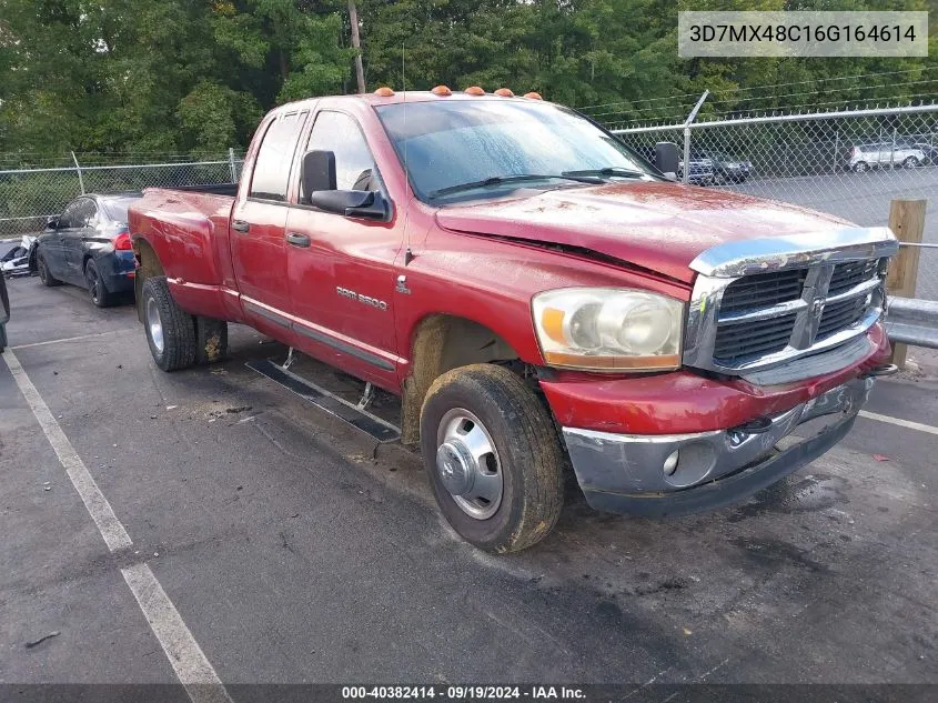 2006 Dodge Ram 3500 Slt/Sport VIN: 3D7MX48C16G164614 Lot: 40382414