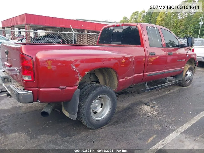 2006 Dodge Ram 3500 Slt/Sport VIN: 3D7MX48C16G164614 Lot: 40382414