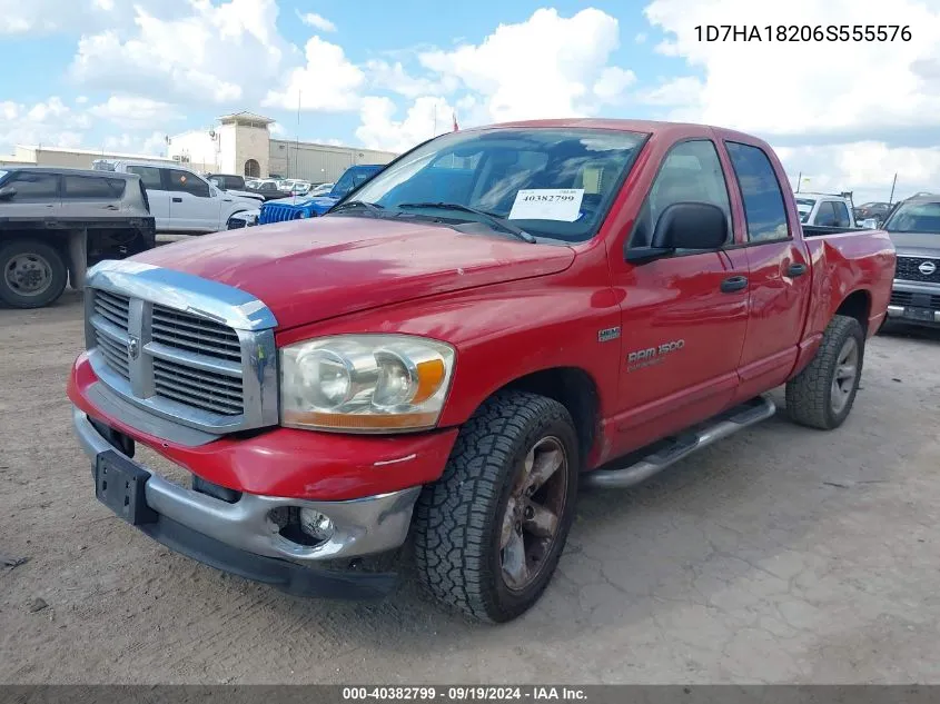 2006 Dodge Ram 1500 Slt VIN: 1D7HA18206S555576 Lot: 40382799