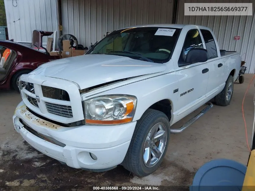 2006 Dodge Ram 1500 Slt VIN: 1D7HA18256S669377 Lot: 40386568