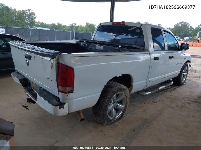 2006 Dodge Ram 1500 Slt VIN: 1D7HA18256S669377 Lot: 40386568