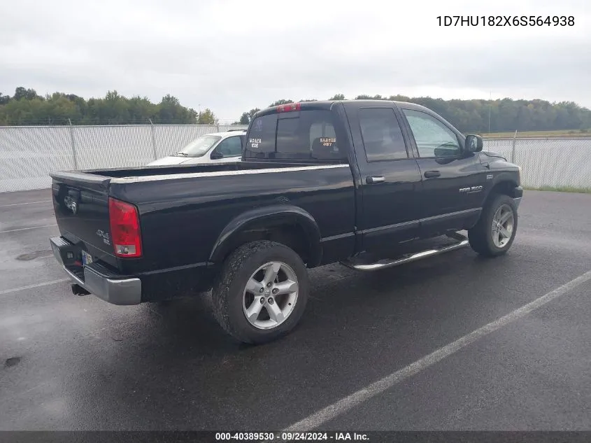 2006 Dodge Ram 1500 Slt VIN: 1D7HU182X6S564938 Lot: 40389530