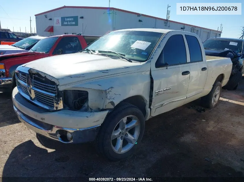 2006 Dodge Ram 1500 St/Slt VIN: 1D7HA18N96J200678 Lot: 40392072