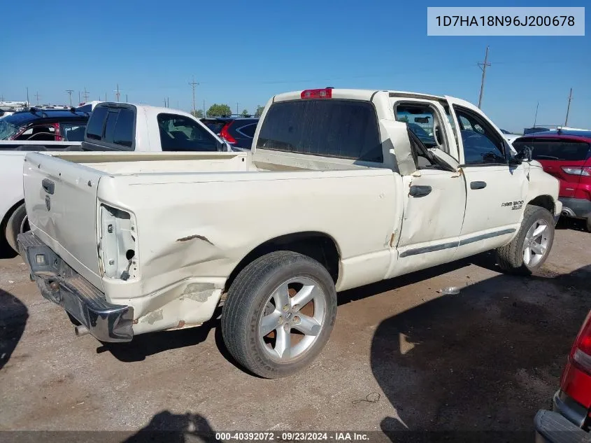 2006 Dodge Ram 1500 St/Slt VIN: 1D7HA18N96J200678 Lot: 40392072