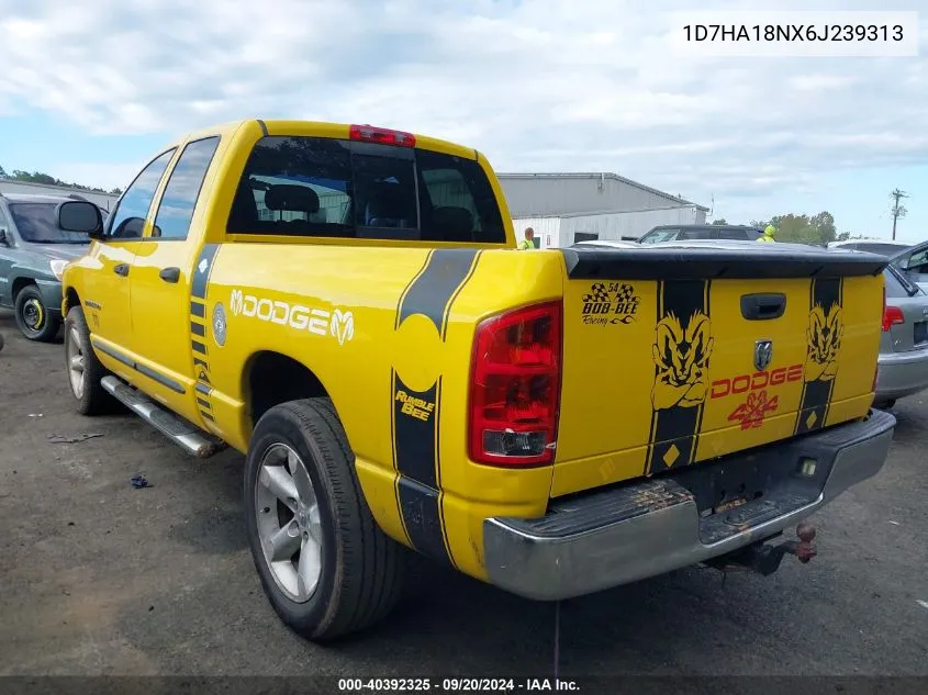 2006 Dodge Ram 1500 Slt VIN: 1D7HA18NX6J239313 Lot: 40392325