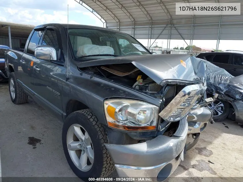 2006 Dodge Ram 1500 Slt VIN: 1D7HA18N26S621796 Lot: 40394608