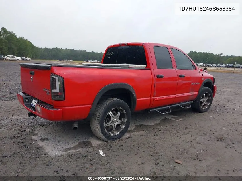 2006 Dodge Ram 1500 Slt/Trx4 Off Road/Sport VIN: 1D7HU18246S553384 Lot: 40398797