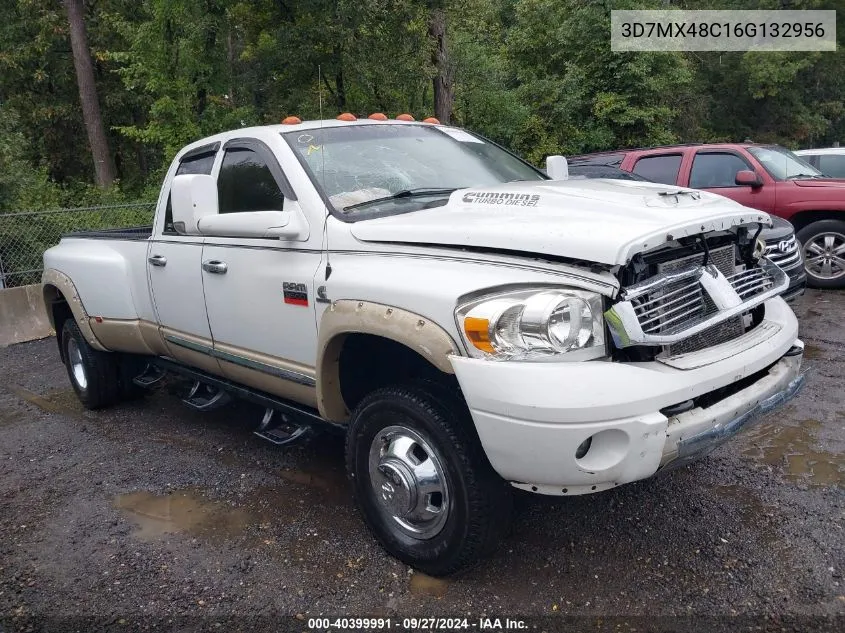 2006 Dodge Ram 3500 Laramie VIN: 3D7MX48C16G132956 Lot: 40399991