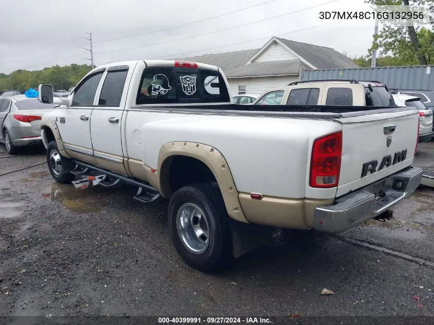 2006 Dodge Ram 3500 Laramie VIN: 3D7MX48C16G132956 Lot: 40399991