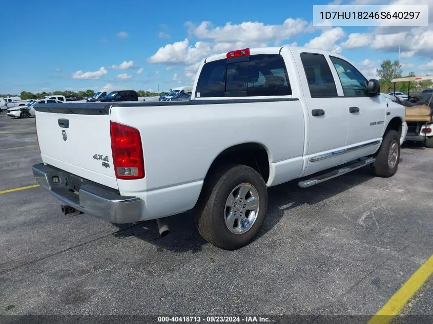 2006 Dodge Ram 1500 Laramie VIN: 1D7HU18246S640297 Lot: 40418713