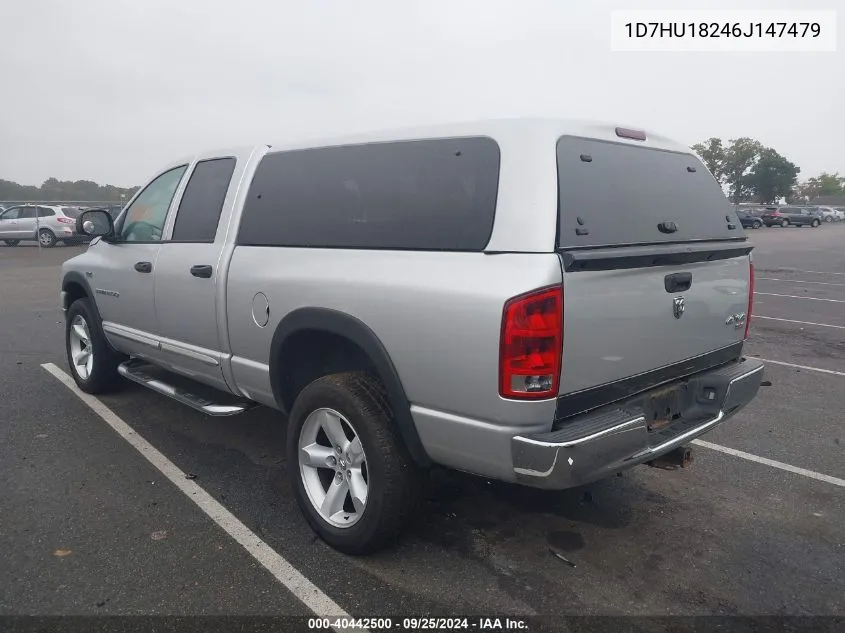 2006 Dodge Ram 1500 Slt VIN: 1D7HU18246J147479 Lot: 40442500