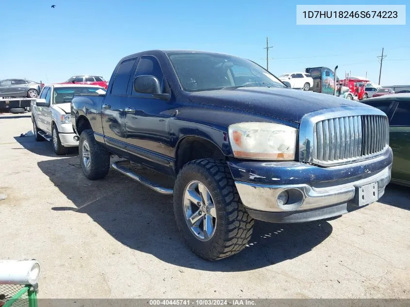 2006 Dodge Ram 1500 Slt VIN: 1D7HU18246S674223 Lot: 40445741