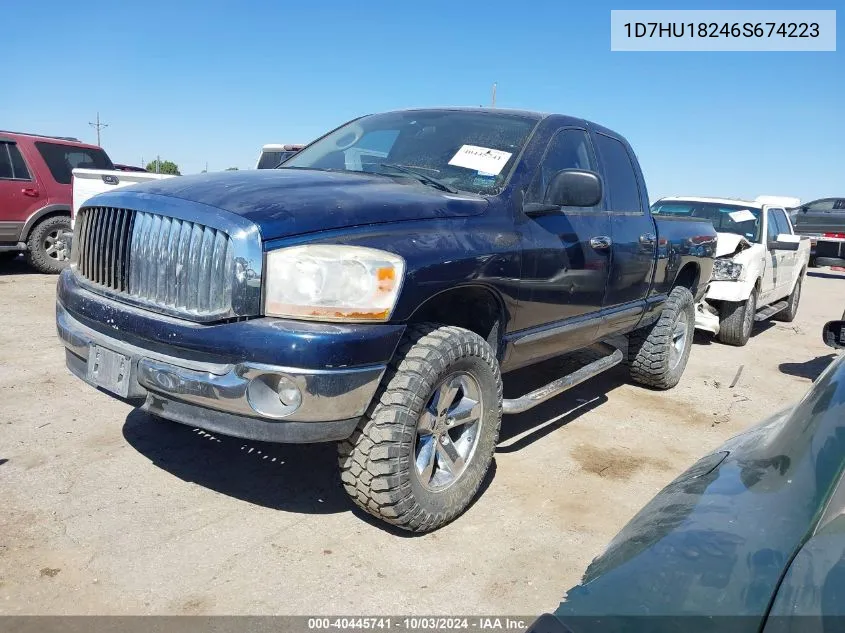 2006 Dodge Ram 1500 Slt VIN: 1D7HU18246S674223 Lot: 40445741