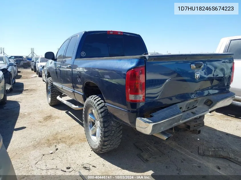 2006 Dodge Ram 1500 Slt VIN: 1D7HU18246S674223 Lot: 40445741