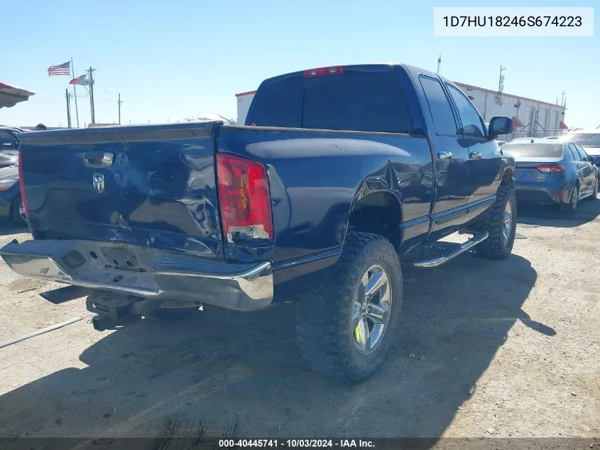 2006 Dodge Ram 1500 Slt VIN: 1D7HU18246S674223 Lot: 40445741