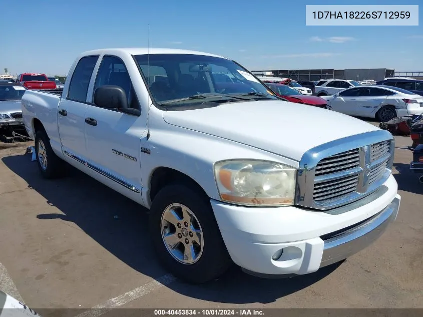 1D7HA18226S712959 2006 Dodge Ram 1500 Laramie