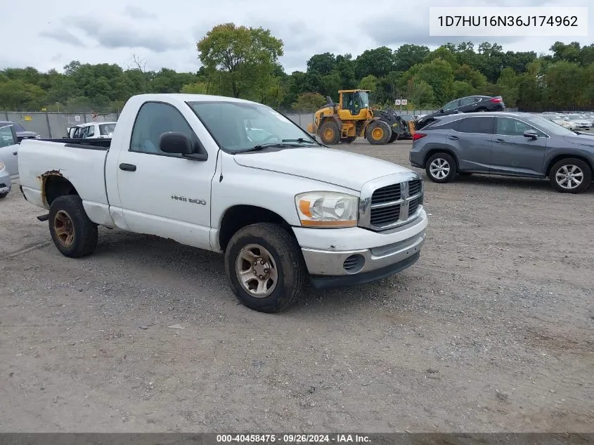 2006 Dodge Ram 1500 Slt/Trx4 Off Road/Sport VIN: 1D7HU16N36J174962 Lot: 40458475