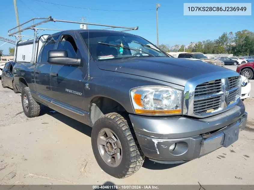 2006 Dodge Ram 2500 Laramie VIN: 1D7KS28C86J236949 Lot: 40461176