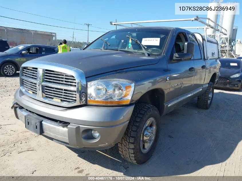 2006 Dodge Ram 2500 Laramie VIN: 1D7KS28C86J236949 Lot: 40461176