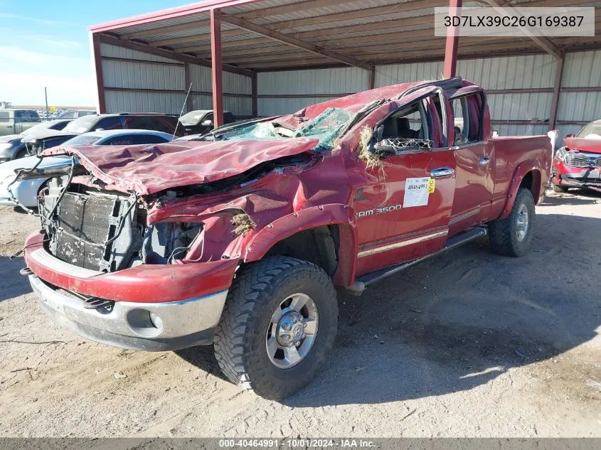 2006 Dodge Ram 3500 VIN: 3D7LX39C26G169387 Lot: 40464991