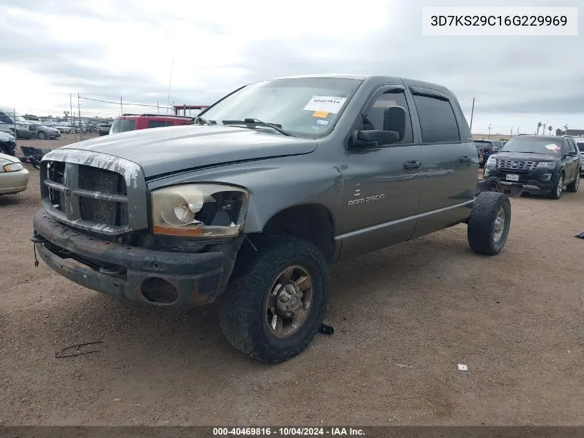 2006 Dodge Ram 2500 Slt VIN: 3D7KS29C16G229969 Lot: 40469816