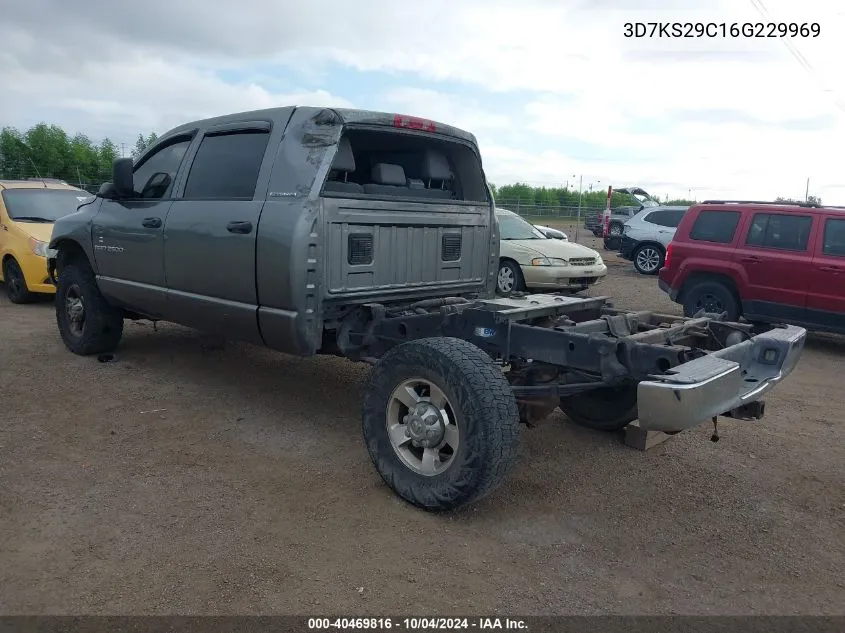 2006 Dodge Ram 2500 Slt VIN: 3D7KS29C16G229969 Lot: 40469816