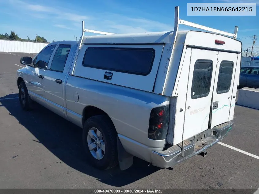 2006 Dodge Ram 1500 Slt VIN: 1D7HA18N66S642215 Lot: 40470003