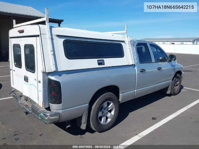 2006 Dodge Ram 1500 Slt VIN: 1D7HA18N66S642215 Lot: 40470003